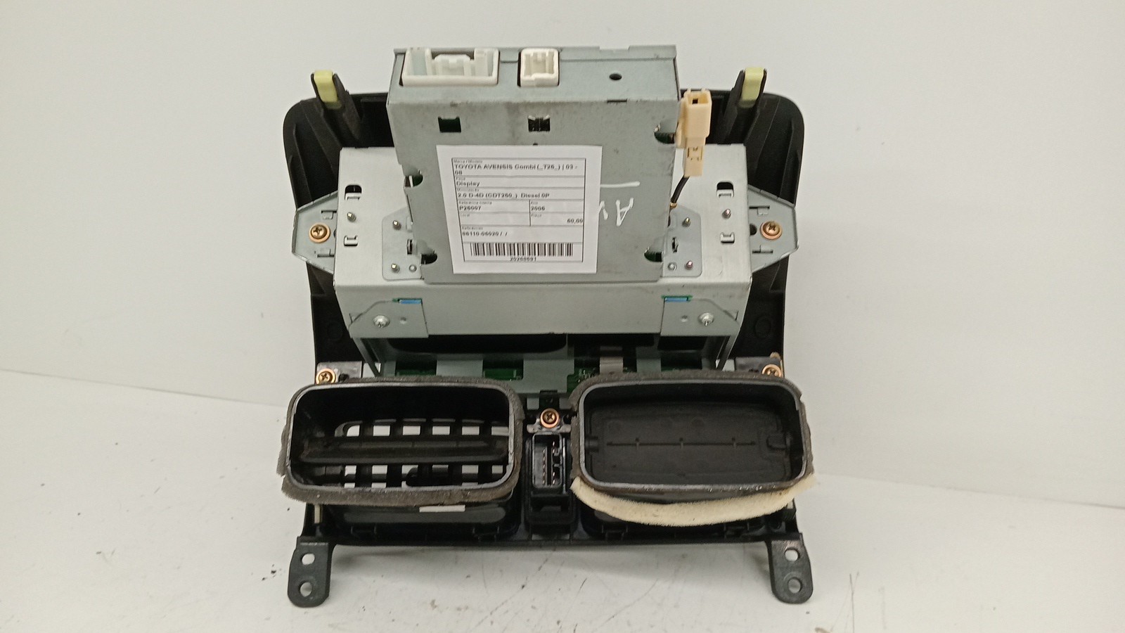 Display TOYOTA AVENSIS Combi (_T25_) | 03 - 08 Imagem-1