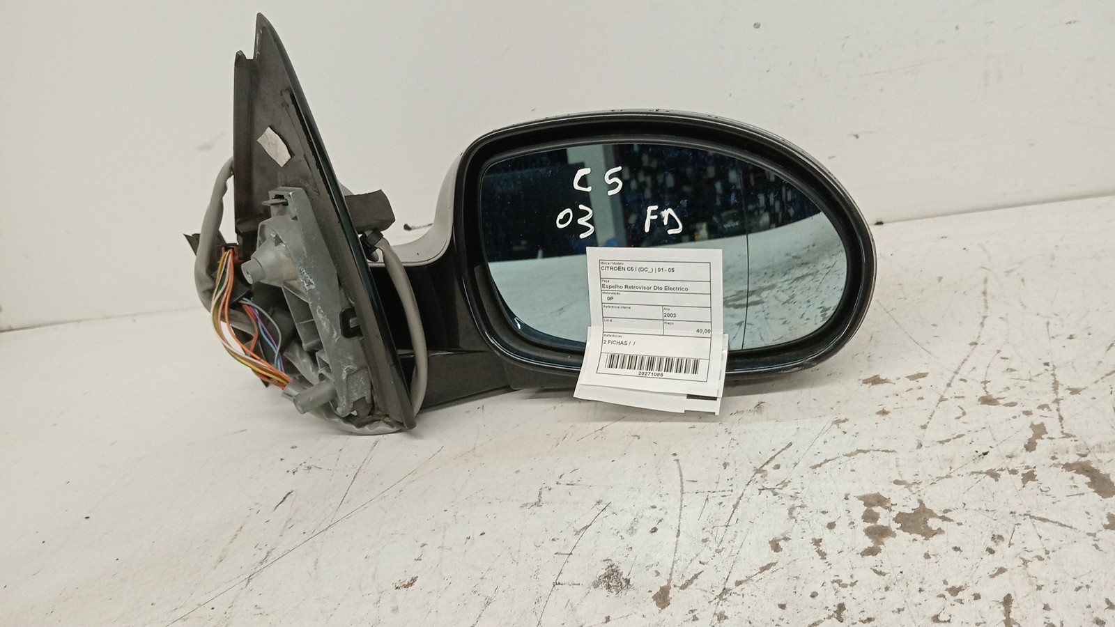 Espelho Retrovisor Dto Electrico CITROEN - ID S_131084