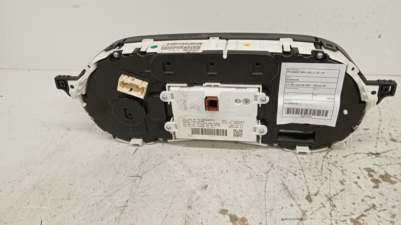 Quadrante PEUGEOT 508 I (8D_) | 10 - 18 Imagem-1