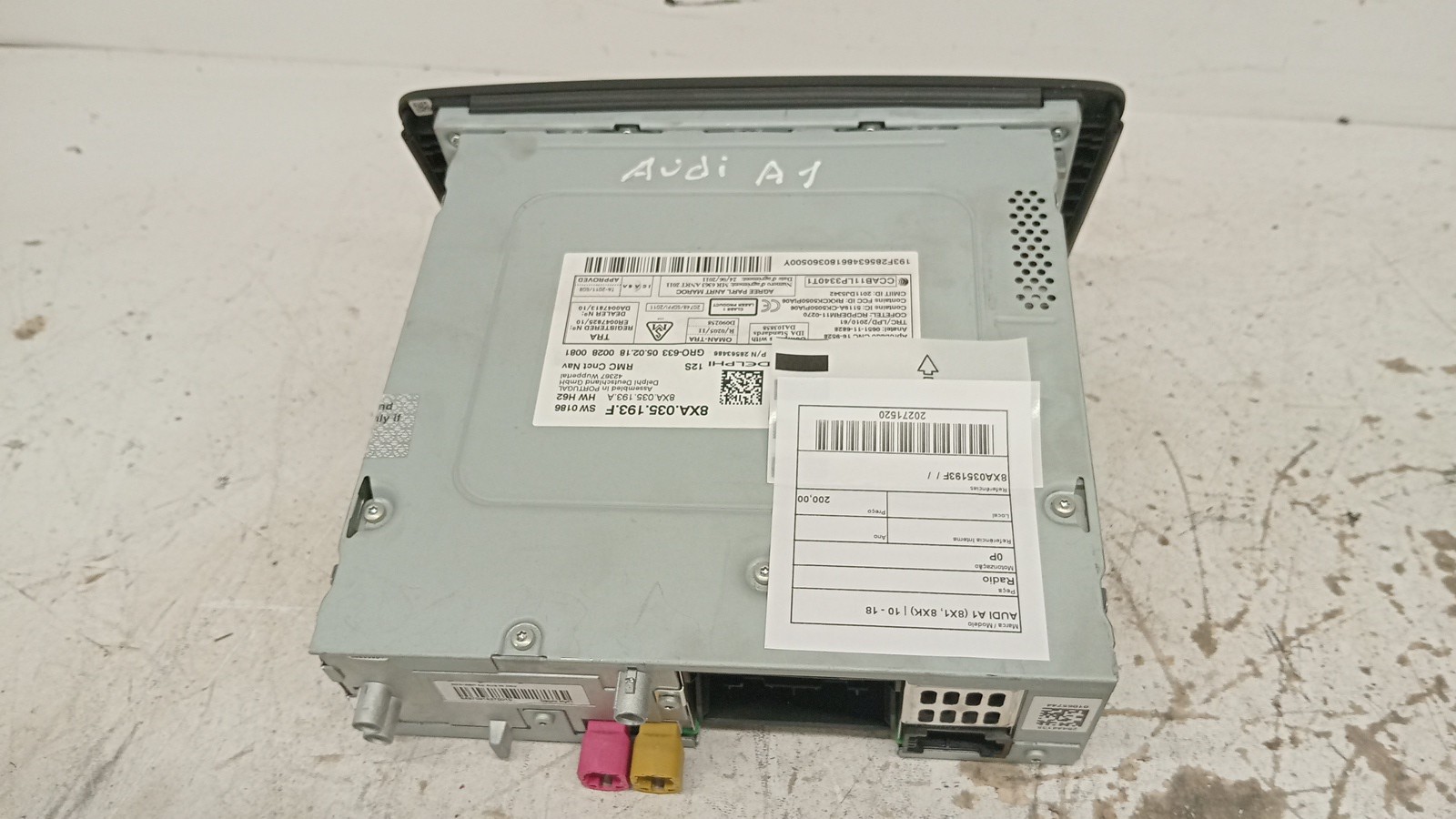 Radio AUDI A1 (8X1, 8XK) | 10 - 18 Imagem-2