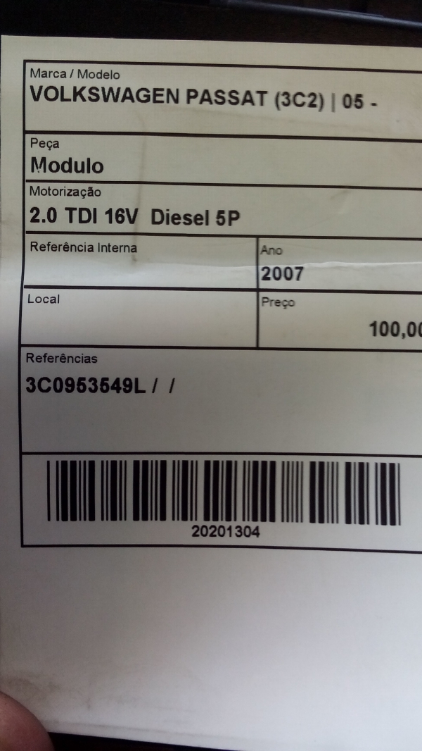 Modulo VOLKSWAGEN PASSAT (3C2) | 05 - 10 Imagem-2