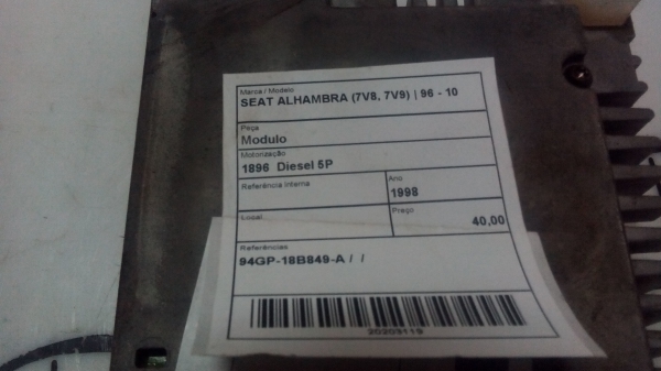 Modulo SEAT - ID S_63118