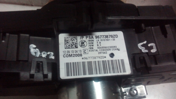 Comutador de Luzes CITROEN C3 II (SC_) | 09 -  Imagem-1