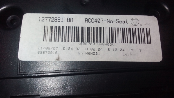 Comando de Chaufagem SAAB 9-3 (YS3F, E79, D79, D75) | 02 - 15 Imagem-2