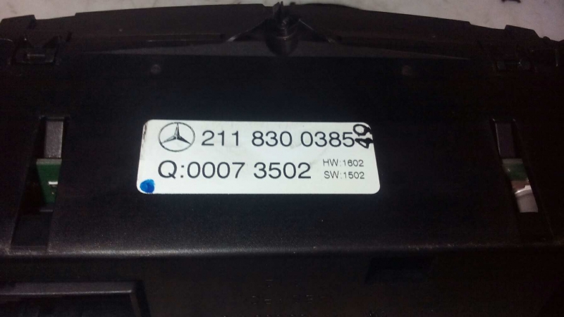Comando de Chaufagem MERCEDES-BENZ E-CLASS (W211) | 02 - 09 Imagem-1