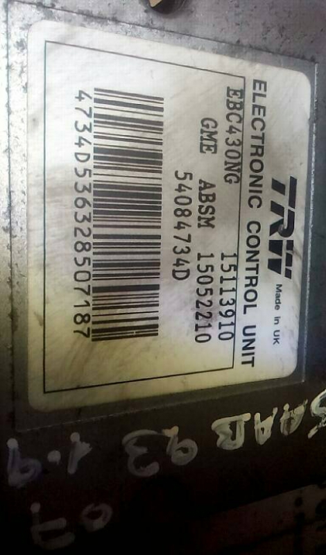 ABS SAAB 9-3 Combi (E50) | 05 - 15 Imagem-3