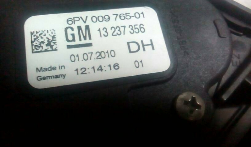 Pedal Electrico OPEL INSIGNIA A (G09) | 08 - 17 Imagem-2