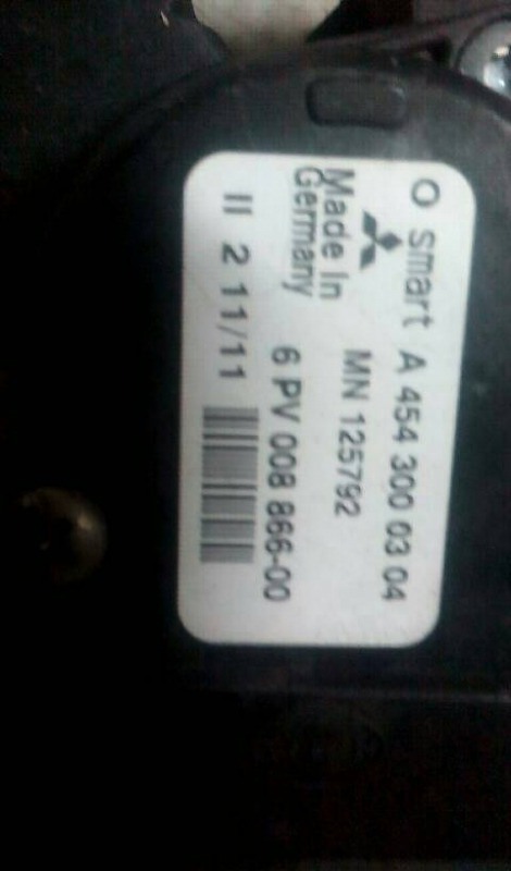 Pedal Electrico MITSUBISHI COLT VI (Z3_A, Z2_A) | 02 - 12 Imagem-2