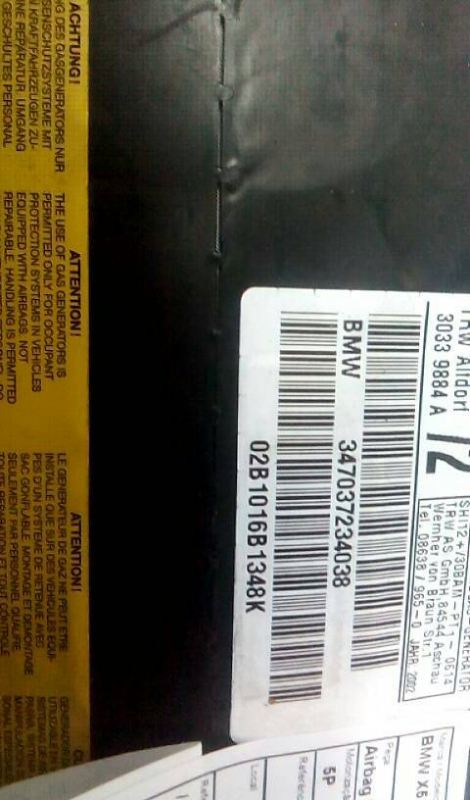 Airbag Porta Dto BMW X5 (E53) | 00 - 06 Imagem-2