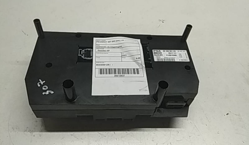 Comando de Chaufagem PEUGEOT - ID S_72636