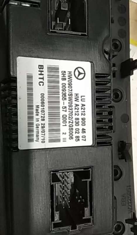 Comando de Chaufagem MERCEDES-BENZ E-CLASS (W212) | 09 - 16 Imagem-2