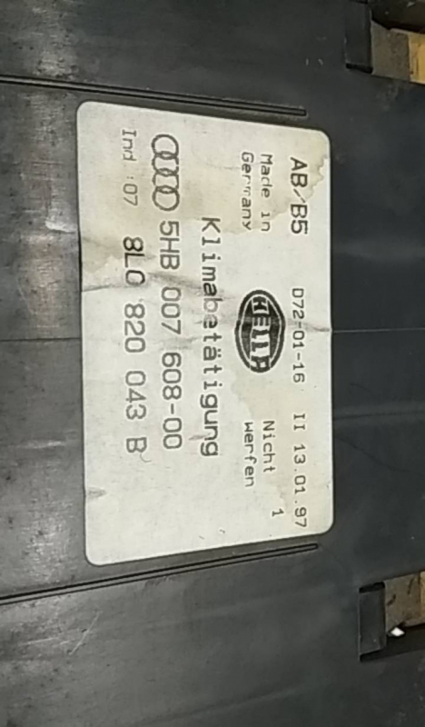 Comando de Chaufagem AUDI - ID S_76069