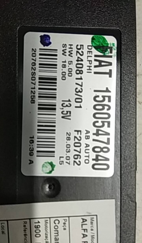 Comando de Chaufagem ALFA ROMEO - ID S_76303