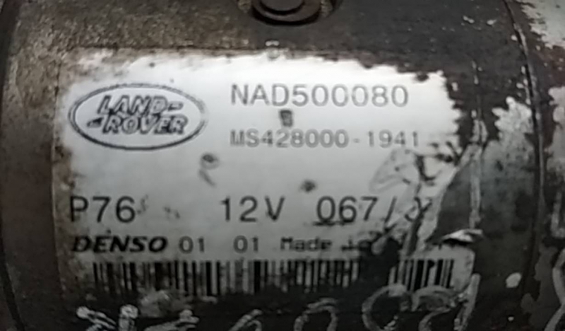 Motor de Arranque LAND ROVER RANGE ROVER III (L322) | 02 - 12 Imagem-2