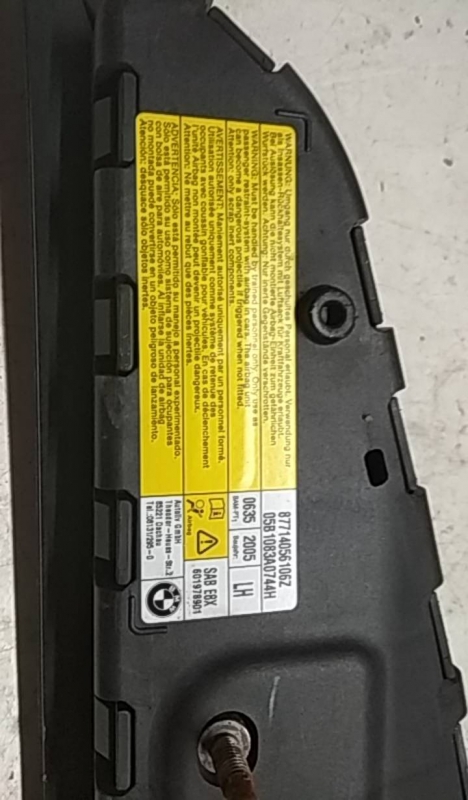 Airbag Banco Esq BMW 1 (E87) | 03 - 13 Imagem-1