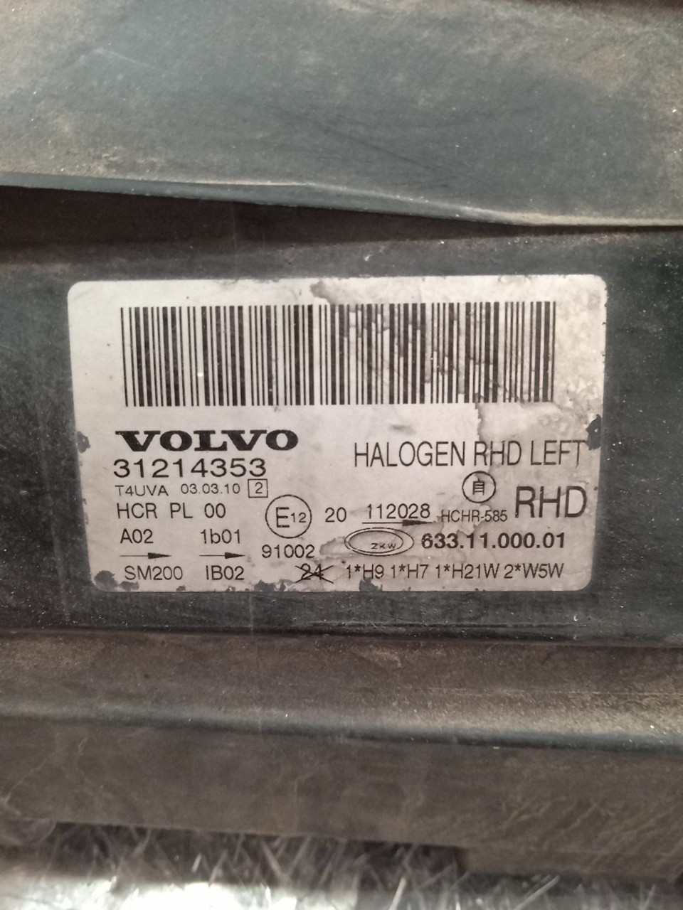 Otica/Farol ES VOLVO V70 III (135) | 07 -  Imagem-1