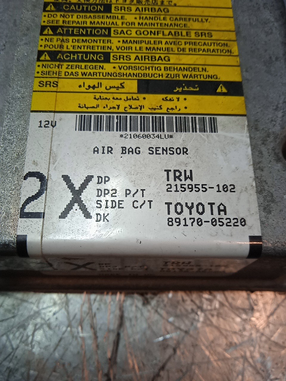 Airbag Module TOYOTA AVENSIS (_T25_) | 03 - 08 Imagem-2