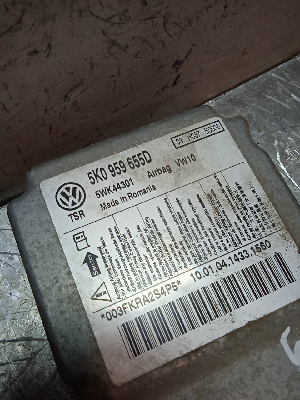 Airbag Module VOLKSWAGEN GOLF VI (5K1) | 08 - 14 Imagem-1