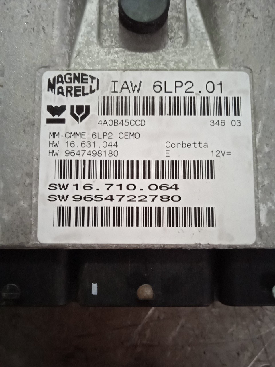 Centralina do Motor/ECU PEUGEOT 307 SW (3H) | 02 - 09 Imagem-1