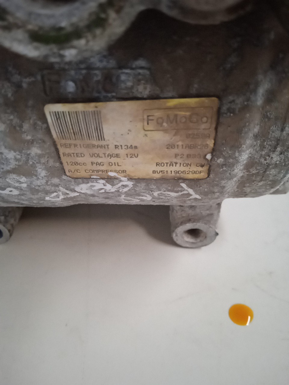 Compressor do AC FORD FIESTA V (JH_, JD_) | 01 - 14 Imagem-1