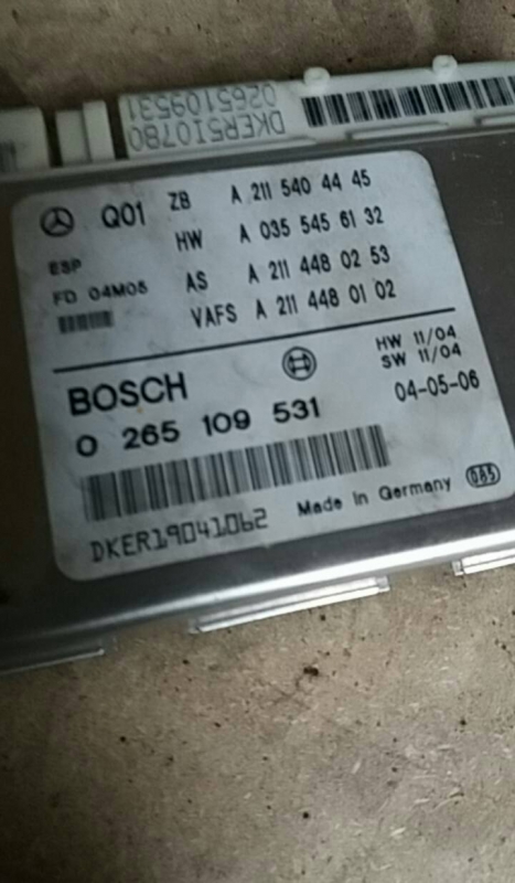 Modulo ABS MERCEDES-BENZ E-CLASS (W211) | 02 - 09 Imagem-1