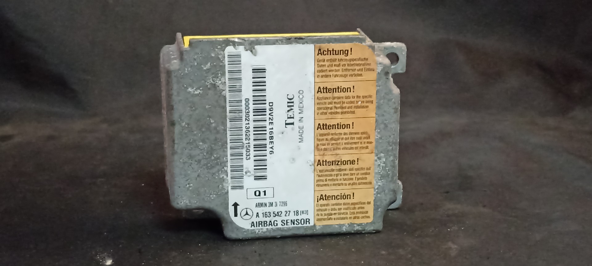 Centralina Airbags MERCEDES-BENZ M-CLASS (W163) | 98 - 05