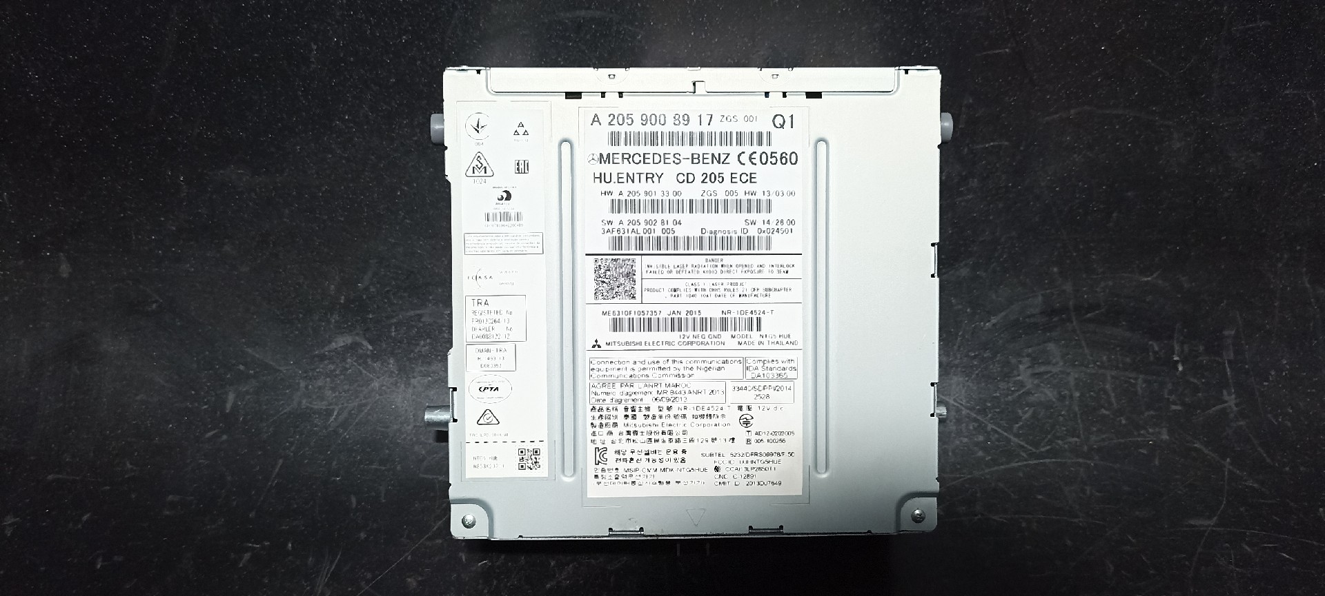 Radio Navegacao MERCEDES-BENZ C-CLASS (W205) | 13 - 