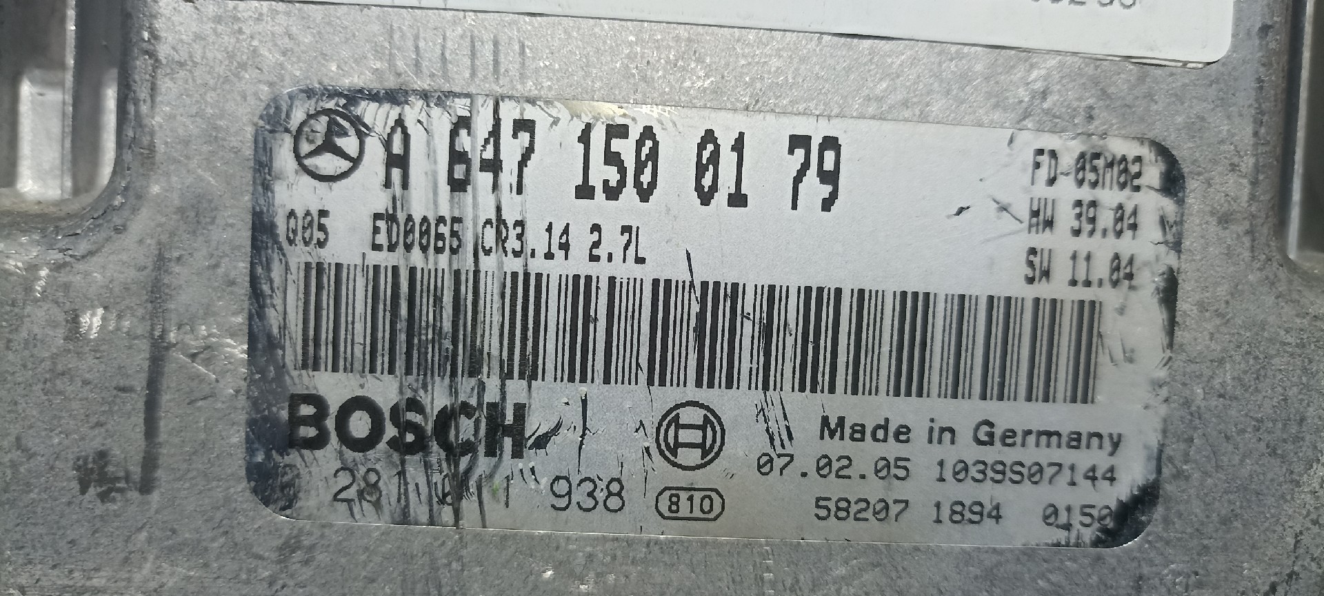 Centralina Do Motor MERCEDES-BENZ E-CLASS T-Model (S211) | 03 - 09 Imagem-2