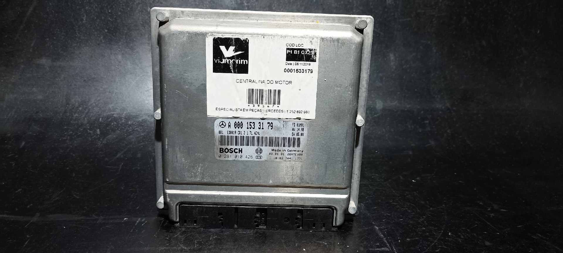 Centralina Do Motor MERCEDES-BENZ A-CLASS (W168) | 97 - 05