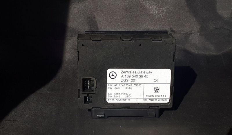 Central Gateway MERCEDES-BENZ A-CLASS (W169) | 04 - 12
