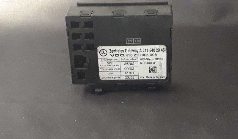 Central Gateway MERCEDES-BENZ E-CLASS (W211) | 02 - 09