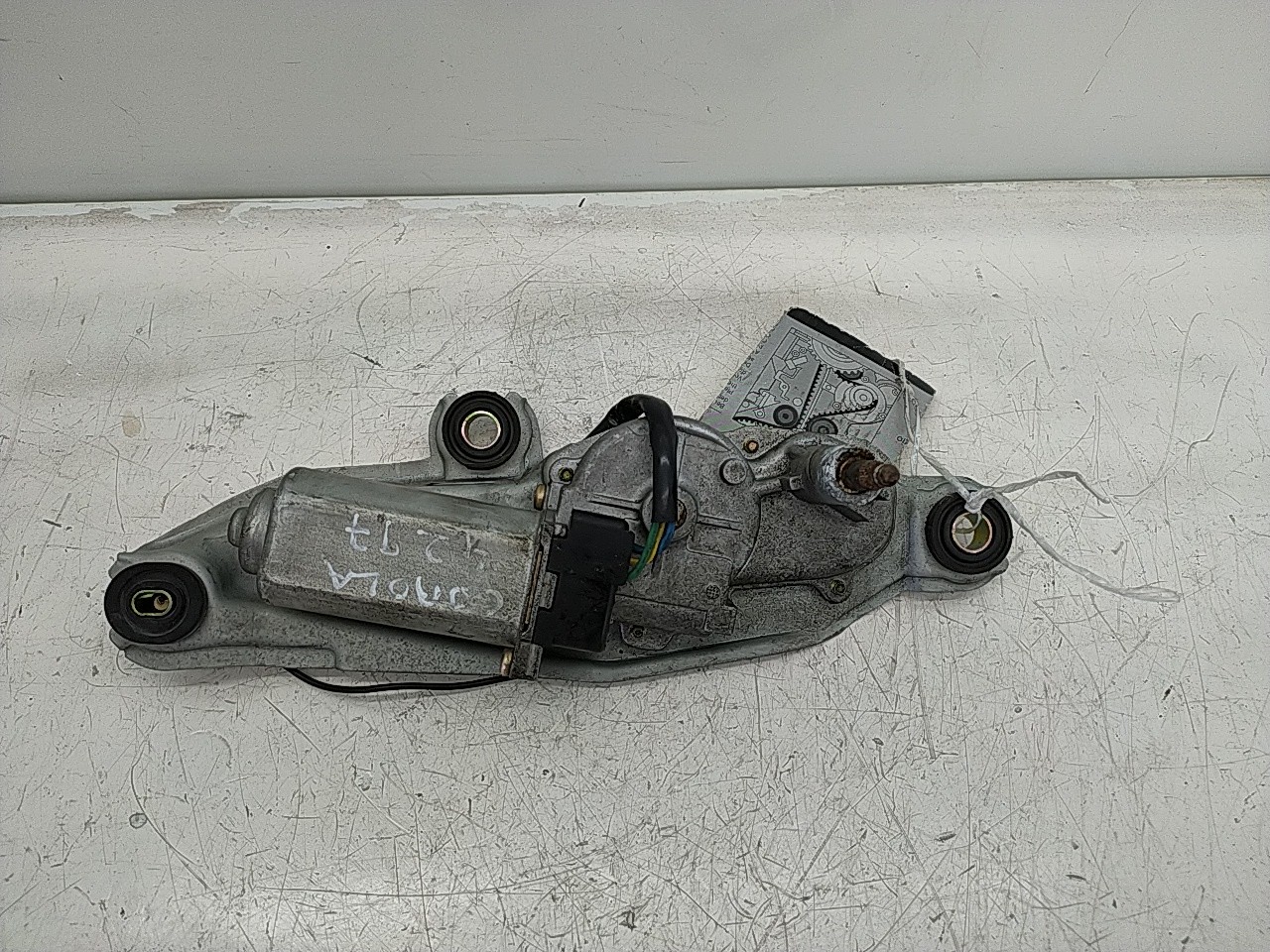 Motor limpa vidros tras (20205809).