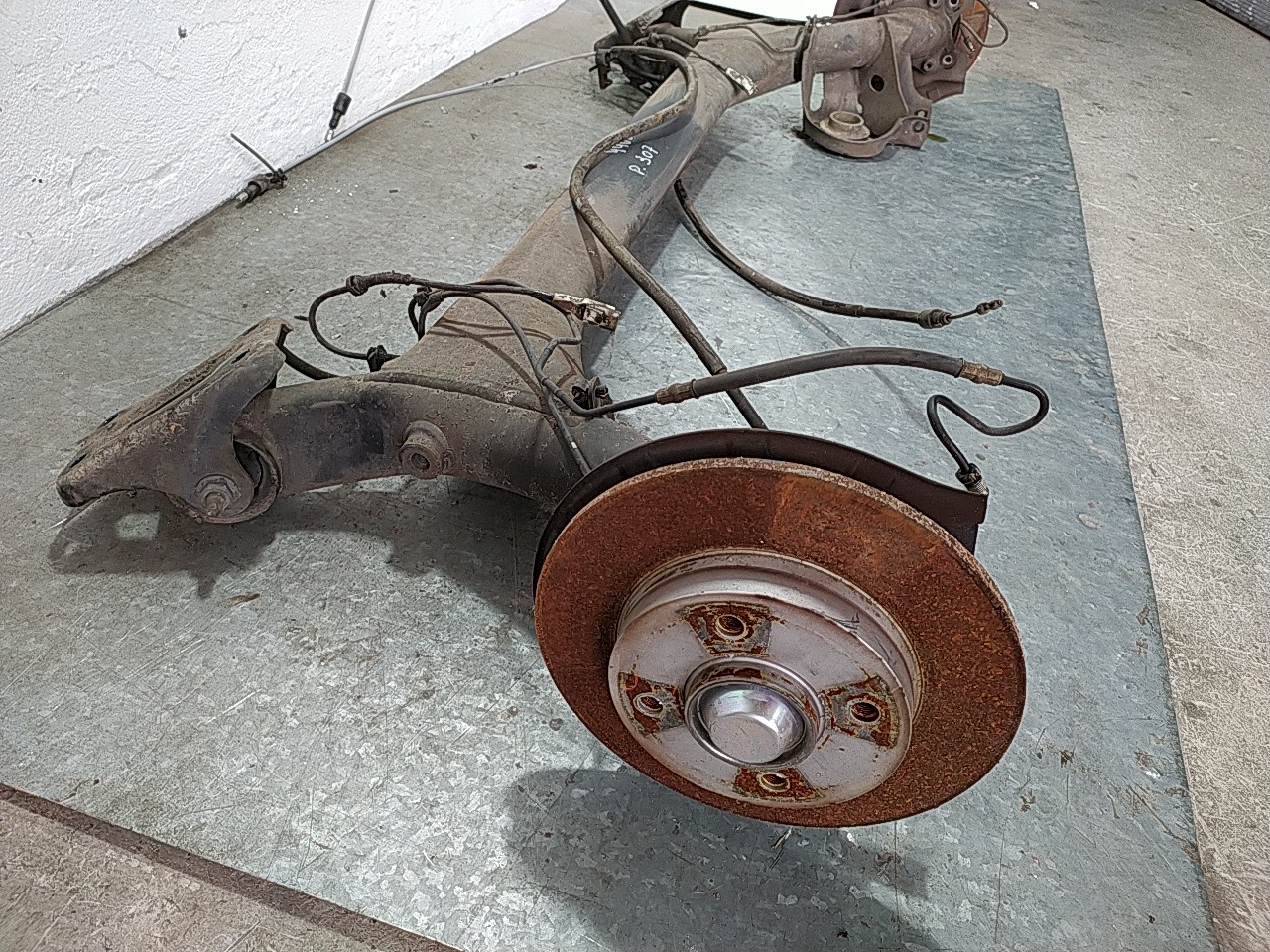 Eixo ponte traseiro (20261421).