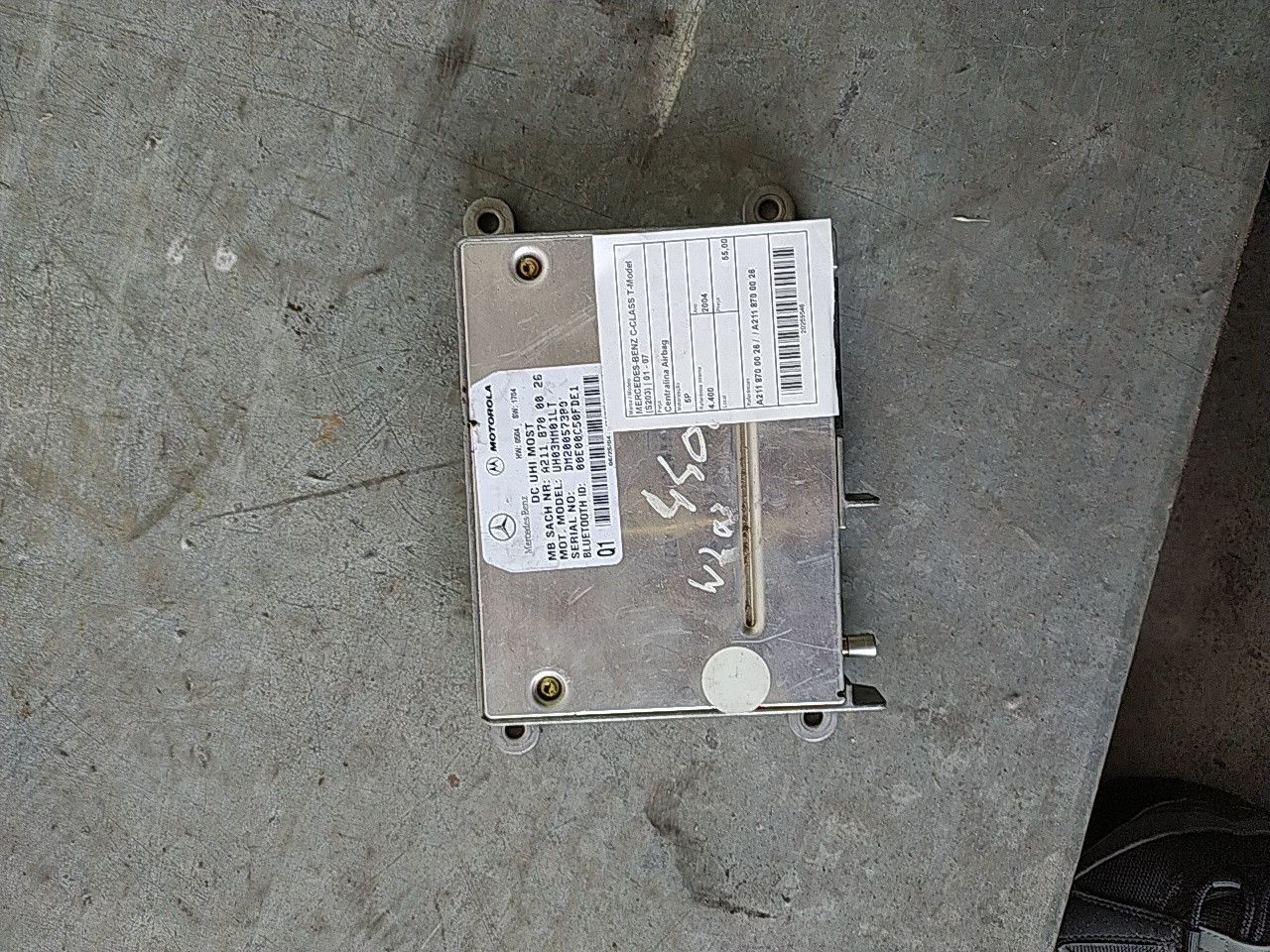 Centralina Airbag (20259546).