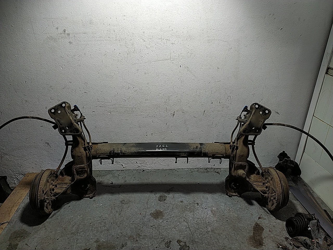 Eixo ponte traseiro (20252643).