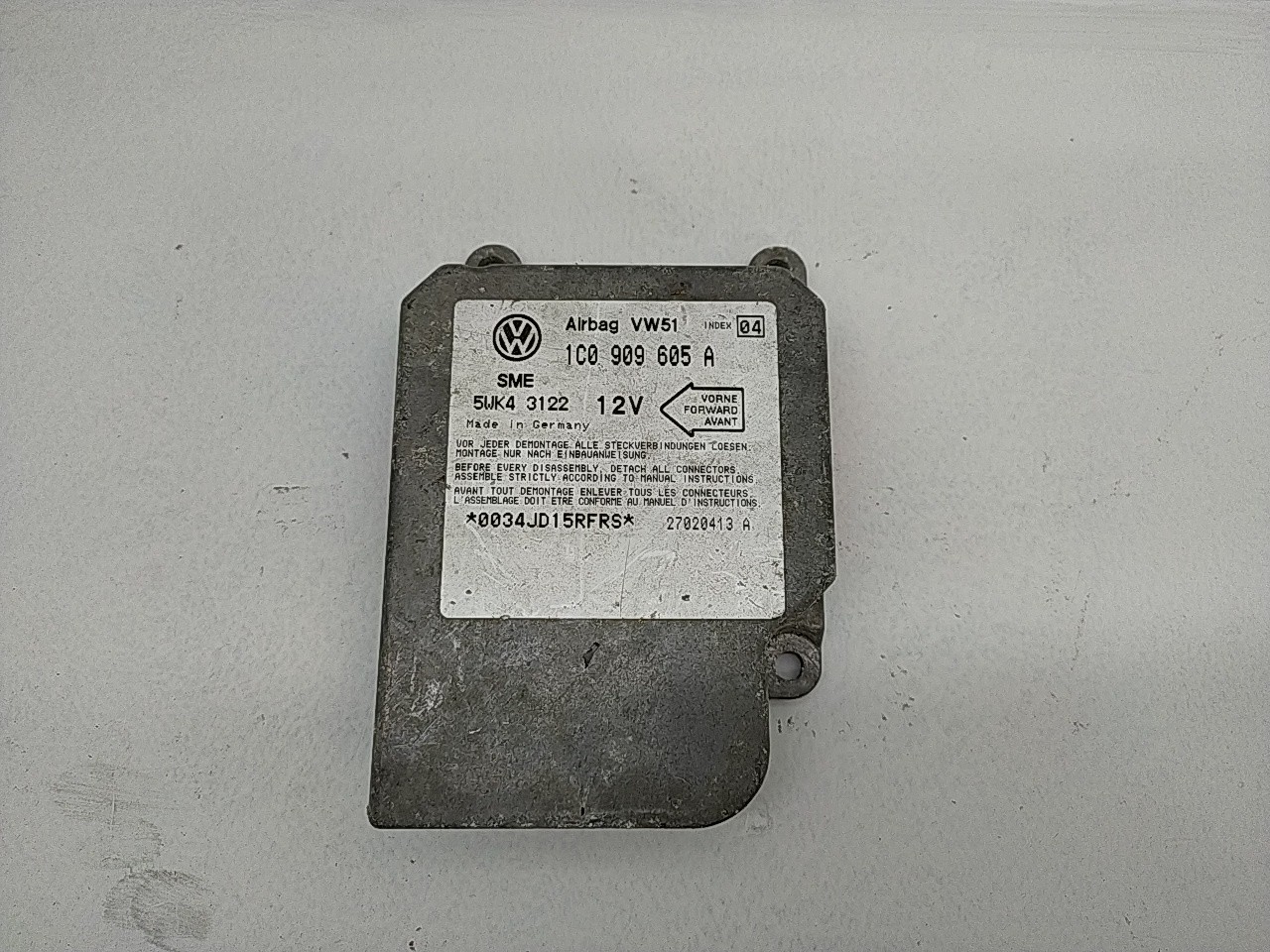 Centralina Airbag (20277870).