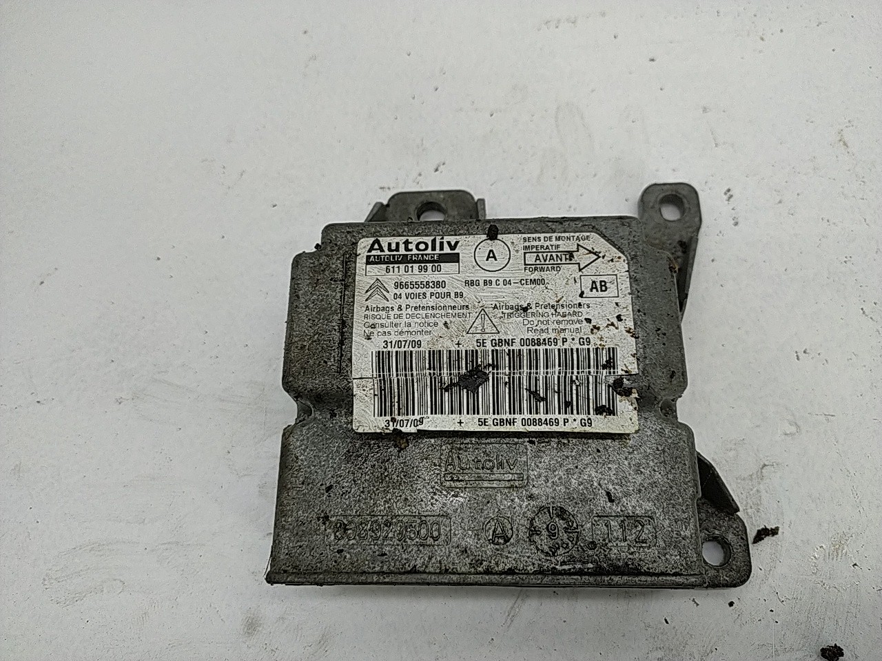 Centralina Airbag (20277899).