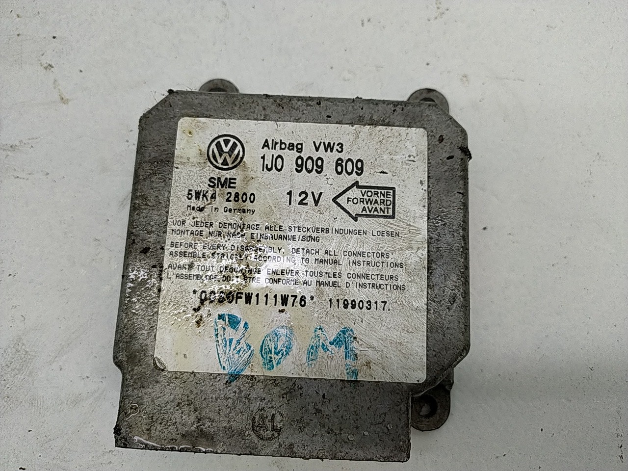 Centralina Airbag (20277898).