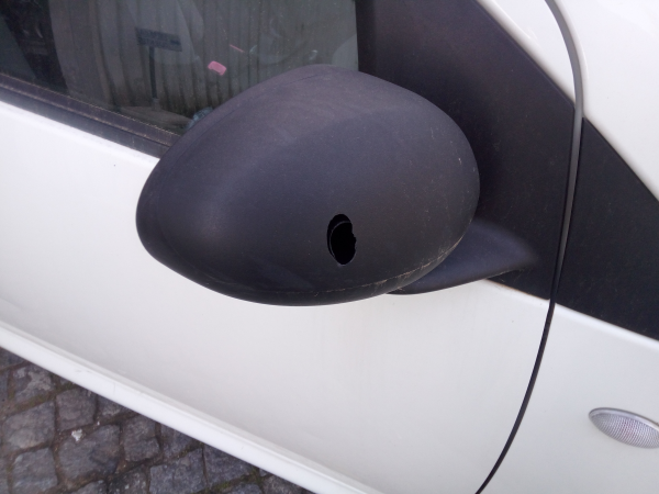 Espelho retrovisor manual direito (20217631).