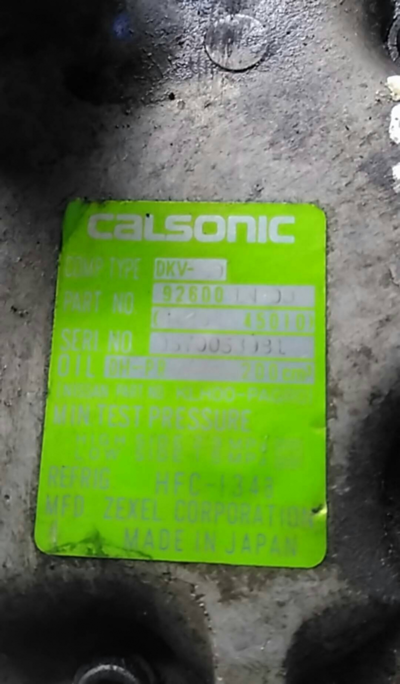 Compressor Ar condicionado (111219).