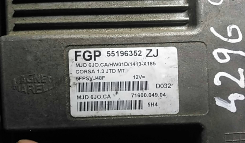 Centralina motor (20202118).