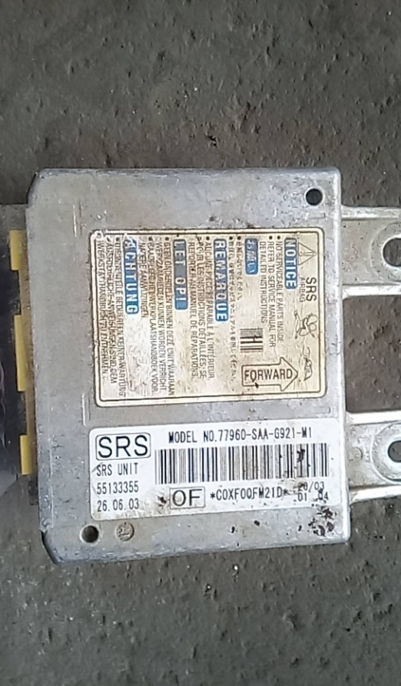 Centralina Airbag (20213348).