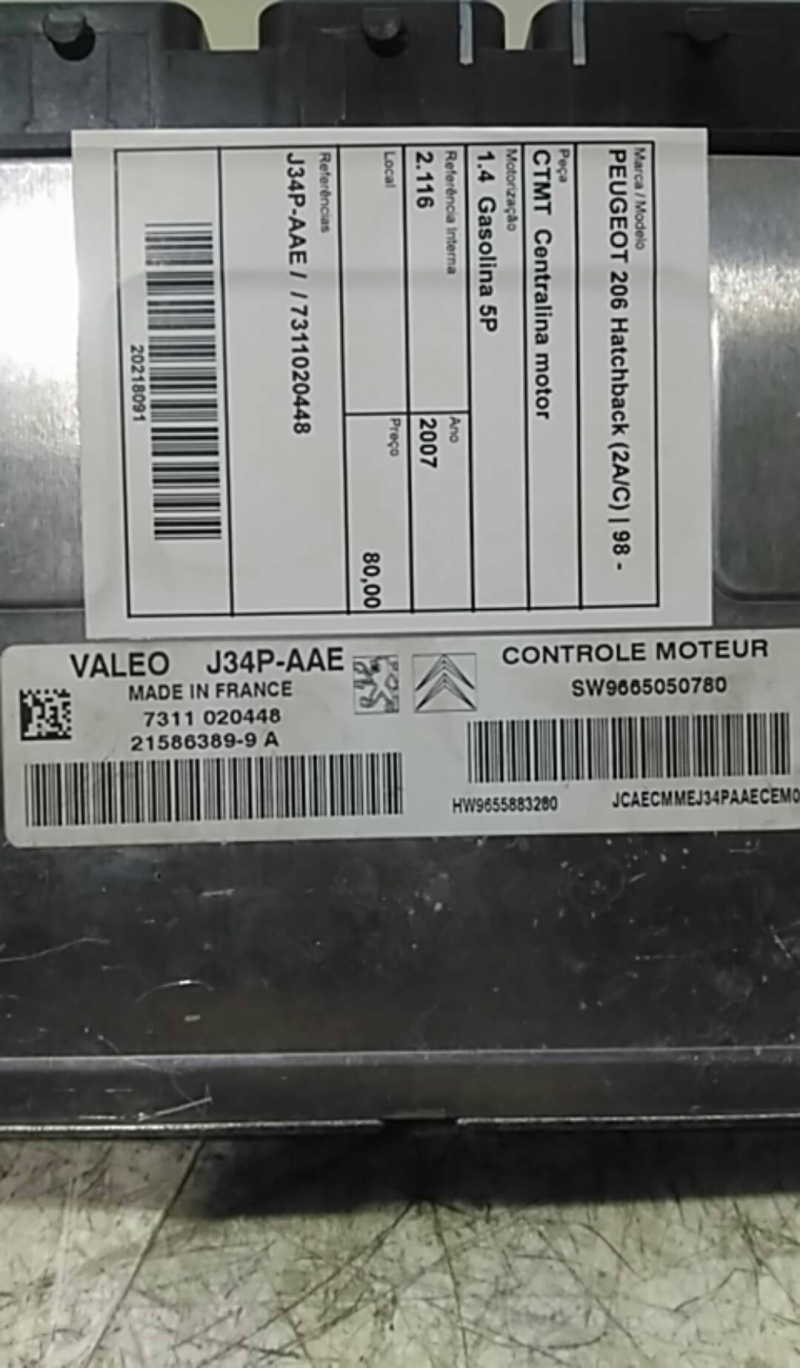 Centralina motor (20218091).