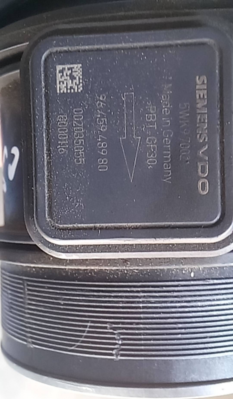 Medidor de massa de ar (20218345).