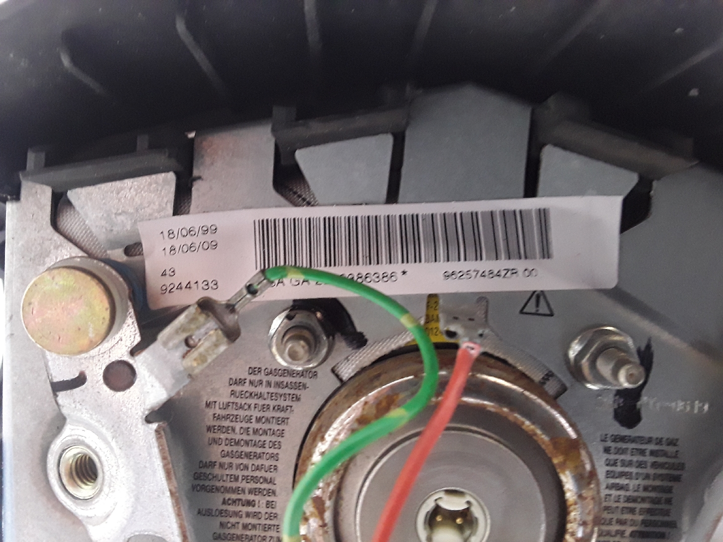 Airbag Volante PEUGEOT 206 Hatchback (2A/C) | 98 - 12 Imagem-2