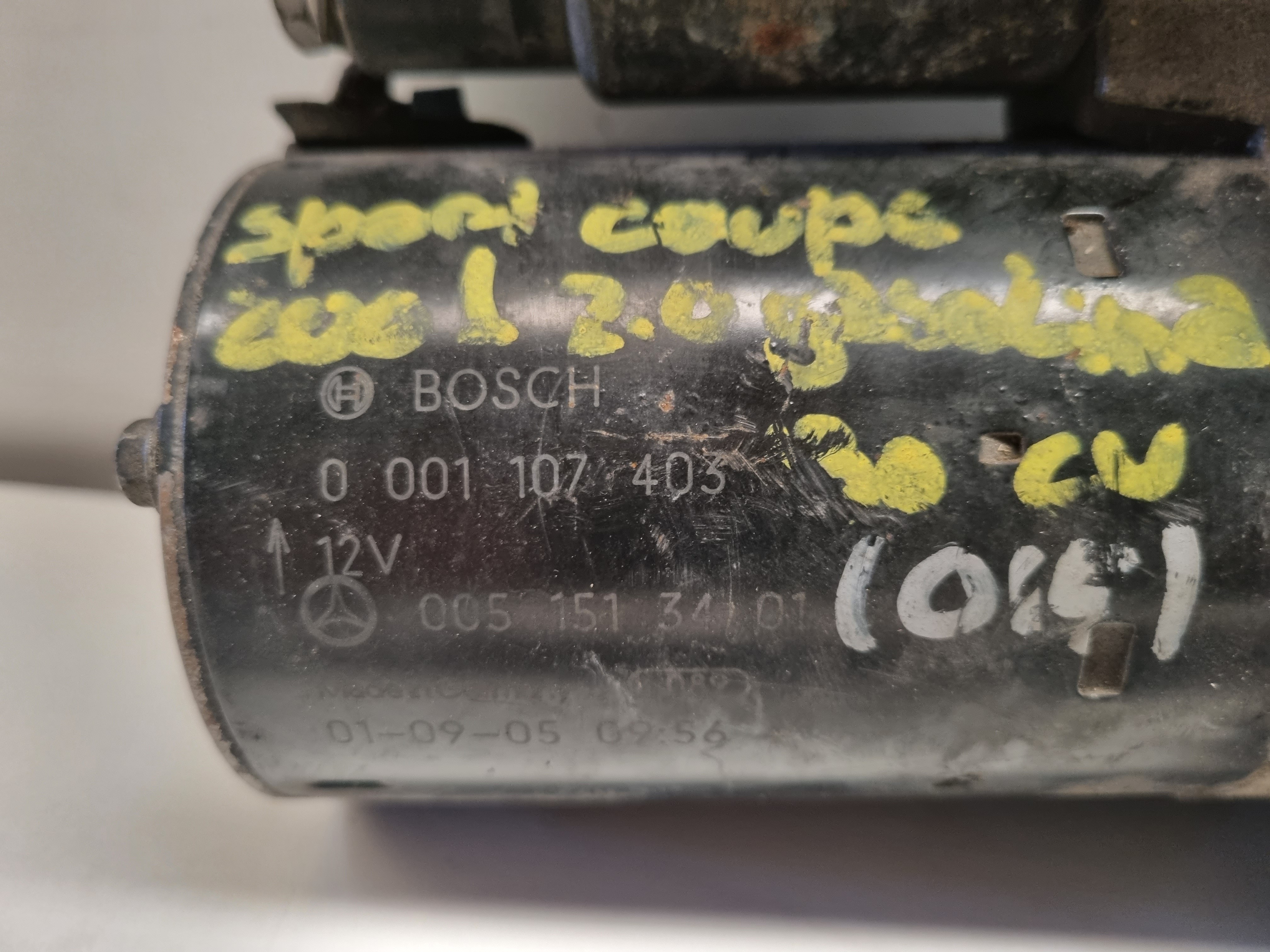 Motor de Arranque MERCEDES-BENZ C-CLASS (W203) | 00 - 07 Imagem-2