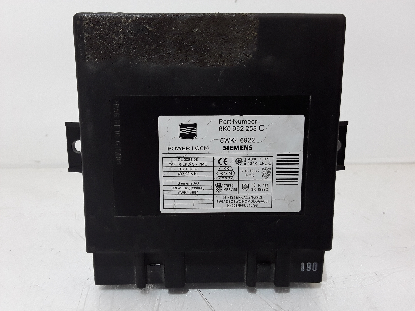 Centralina dos Vidros / modulo confort SEAT IBIZA III (6K1) | 99 - 02 Imagem-1