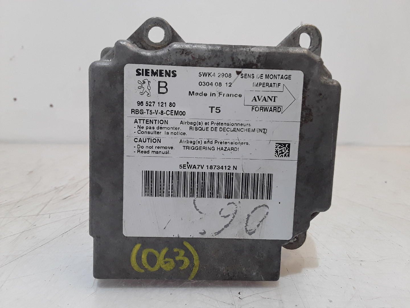 Centralita Airbags PEUGEOT 307 Break (3E) | 02 - 09 Imagem-1
