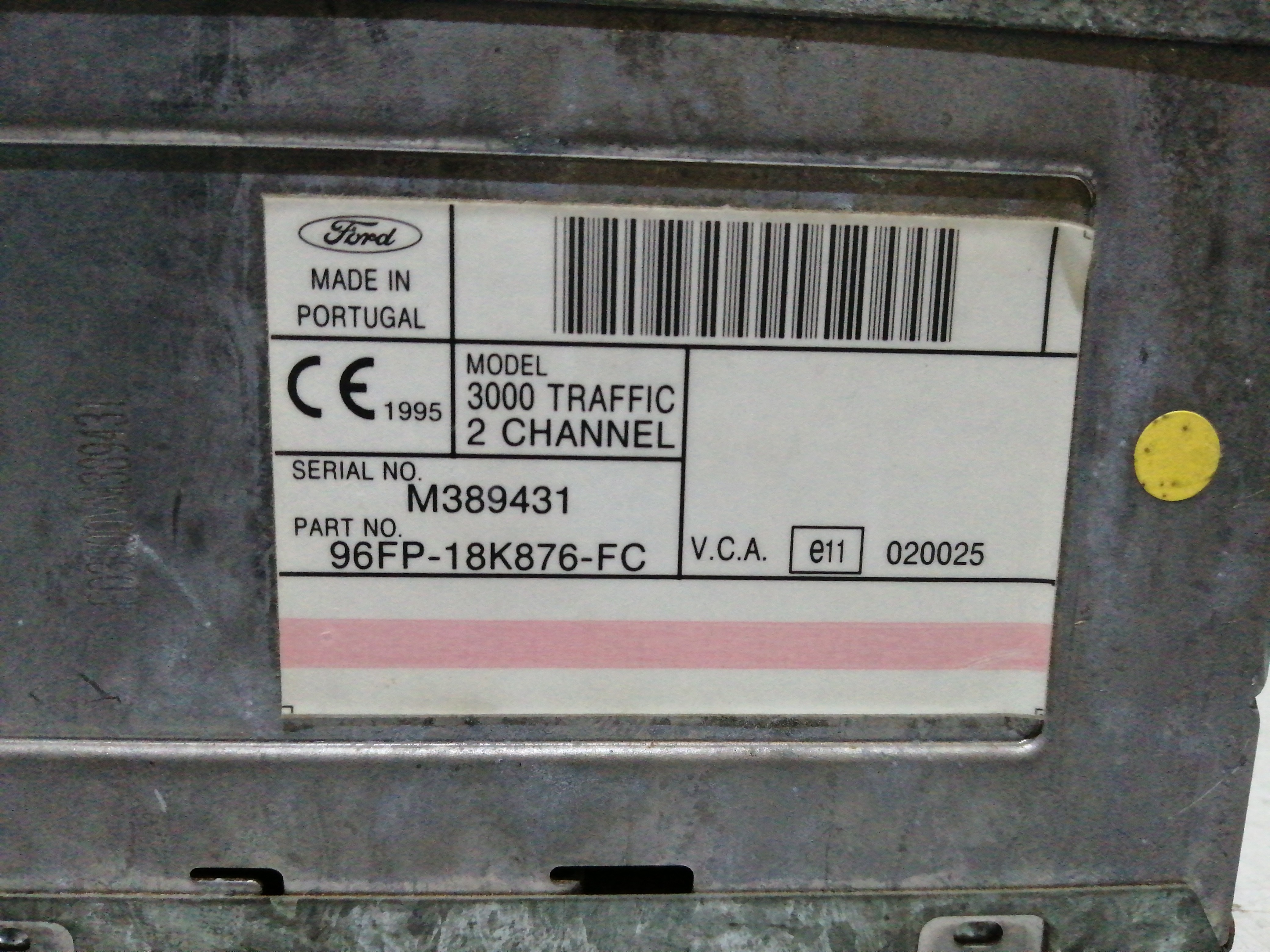 Rádio FORD ESCORT CLASSIC (AAL, ABL) | 98 - 00 Imagem-1
