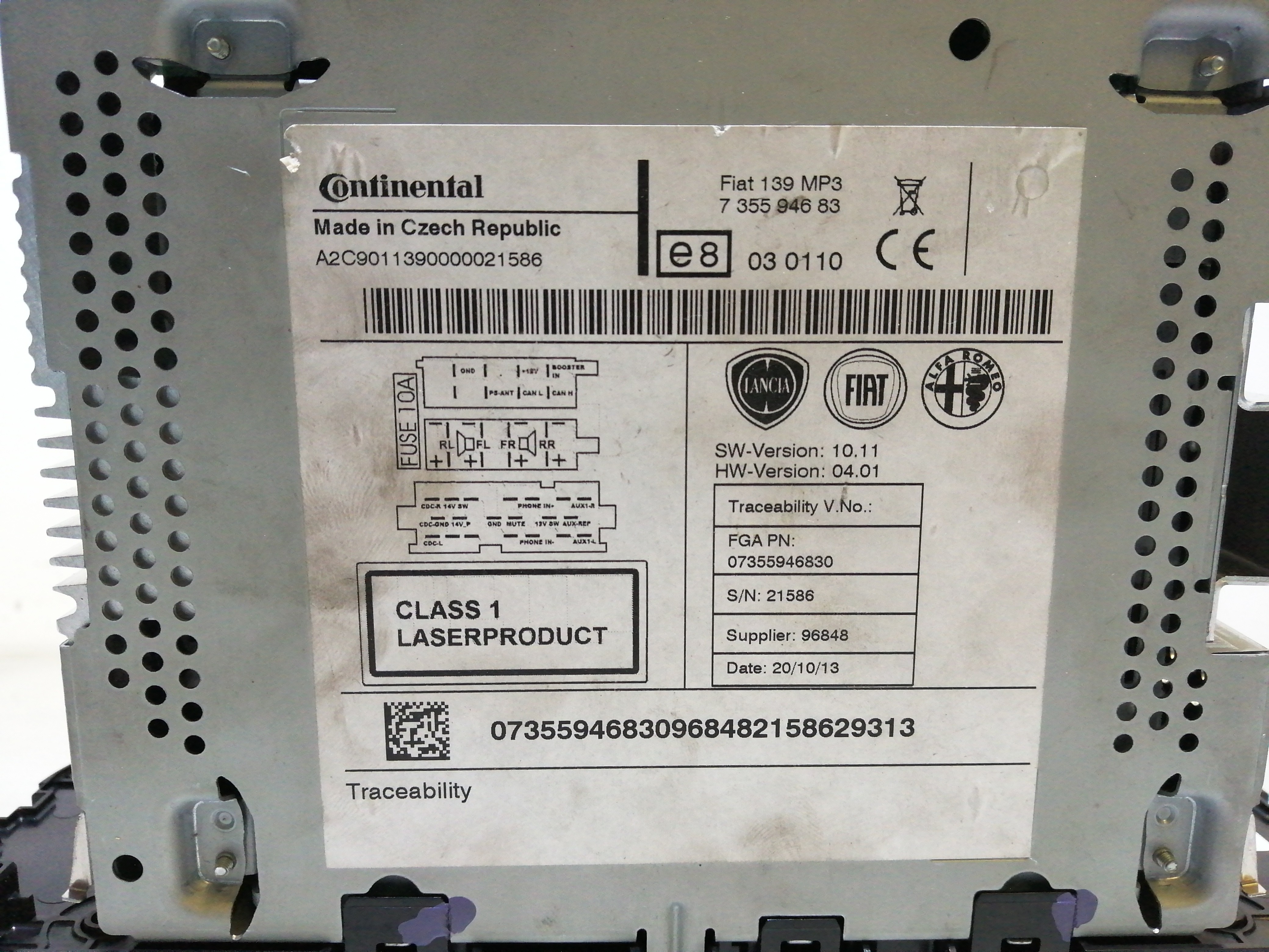 Rádio FIAT PANDA (312_, 319_) | 12 -  Imagem-1